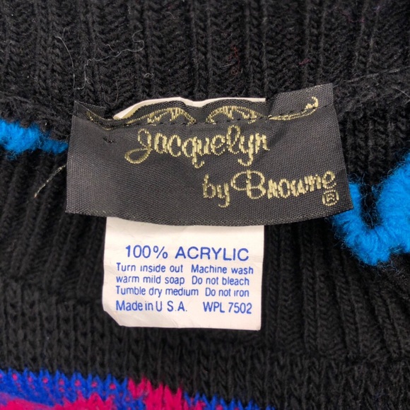 ❌SOLD❌ VTG Cats & Hearts Sweater - Picture 4 of 4